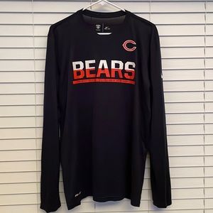 Chicago Bears dry fit Nike large long sleeve